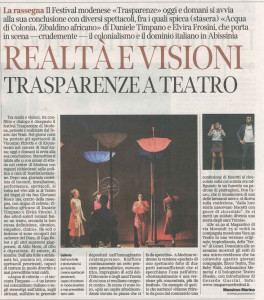 Trasparenze 2017 Corriere di Bologna